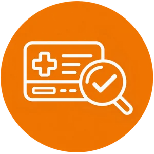 icon insurance verification circle